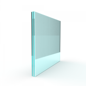 Enkel glas gehard gelaagd rondom geslepen