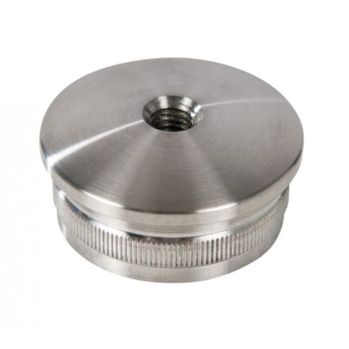 Eindkap gietwerk licht gewelfd met schroefdraad m8