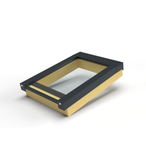 Complete 1 vaks lessenaars lichtstraat op maat met 6-13-44.2 HR++ veiligheidsglas