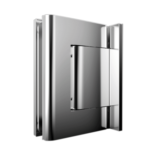 Biloba 8010 BTJC glas/wand 90° dubbelwerkend scharnier - RVS gepolijst