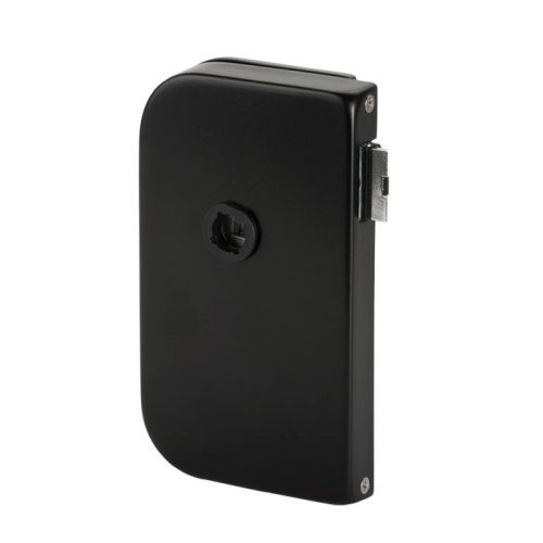 Staand afgerond middenslot - Zwart