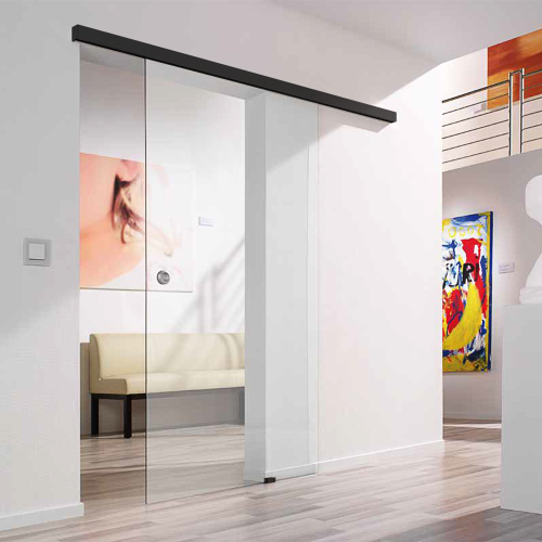 Schuifrail B slide 50 wandmontage 3000 mm - Zwart