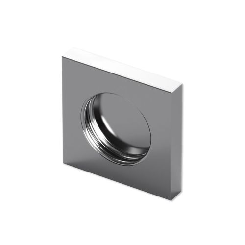 Schuifdeur komgreep dicht zelfklevend vierkant