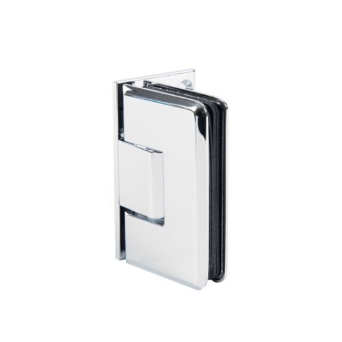 Barcelona Select glas/wand 90° eenzijdige wandmontage - Chroom