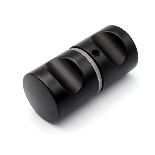 Douchedeurknop 707 rond 30mm - Zwart