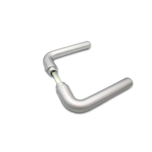 Deurkruk gebogen - Aluminium 