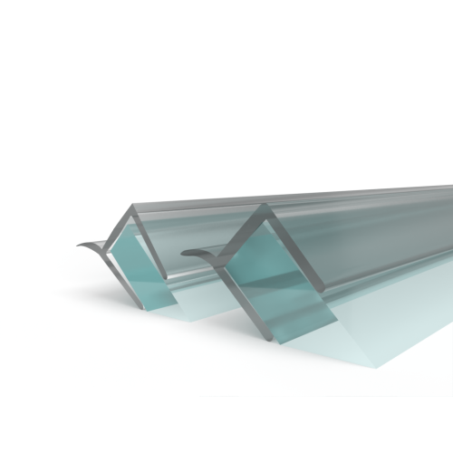 Douchedeurafdichting 2000mm - tbv 6 - 8 mm glas zonder dichtlip