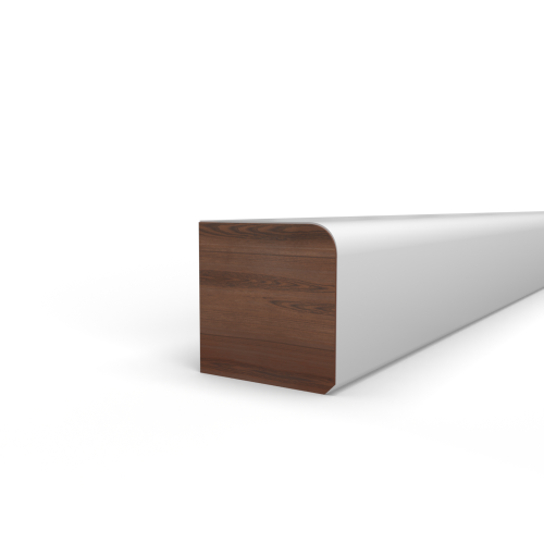 Glaslat 17x17 mm haaks