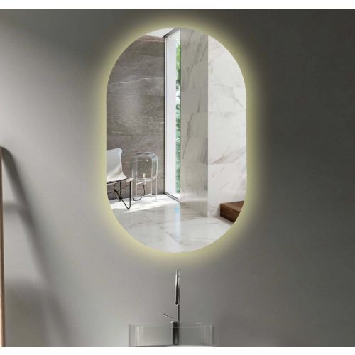 LED spiegel afgerond - 500x700mm