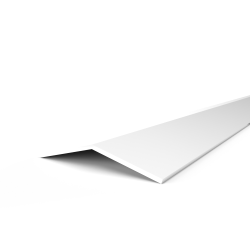 Aluminium nokstuk 135x2 mm wit