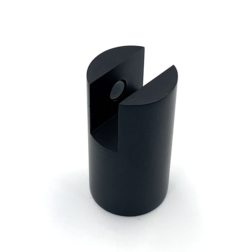 Stabilisatiestang rond plafondmontage 6-8 mm - Zwart