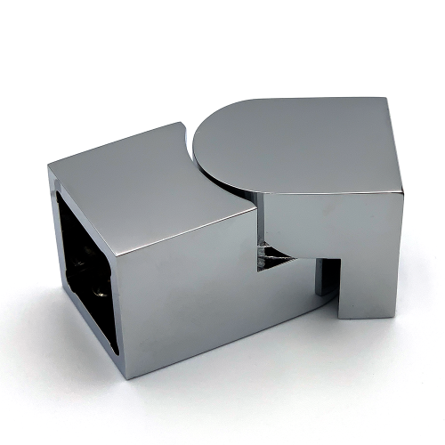 Stabilisatiestang vierkant wandaansluiting verstelbaar - Chroom