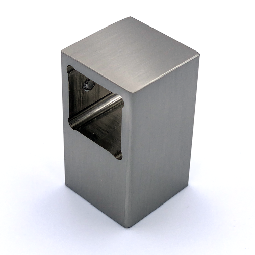 Stabilisatiestang vierkant T-adapter - RVS