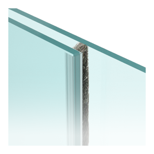 Tochtborstel veranda schuifwand