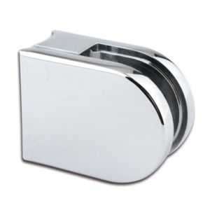 Klembevestiging gelaagd glas halfrond