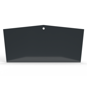 Aluminium gemoffeld afdekkap