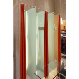 Satijn dubbelzijdig melkglas rondom geslepen