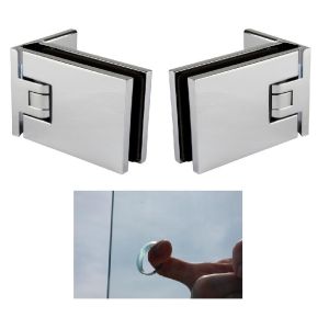 Douchedeur beslagset Flamea met vingergat éénzijdig