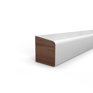 Opdek glaslat 9mm schuin