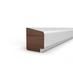 Opdek glaslat 9mm schuin