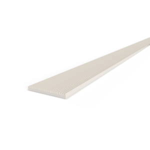 oplegrubber glazen dak klemprofiel wit