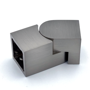 Stabilisatiestang vierkant wandaansluiting verstelbaar - RVS